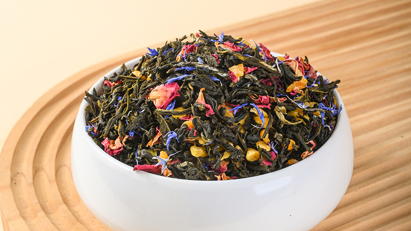 XiaoTea Oriental Glow - Premium Mango Rose Green Tea